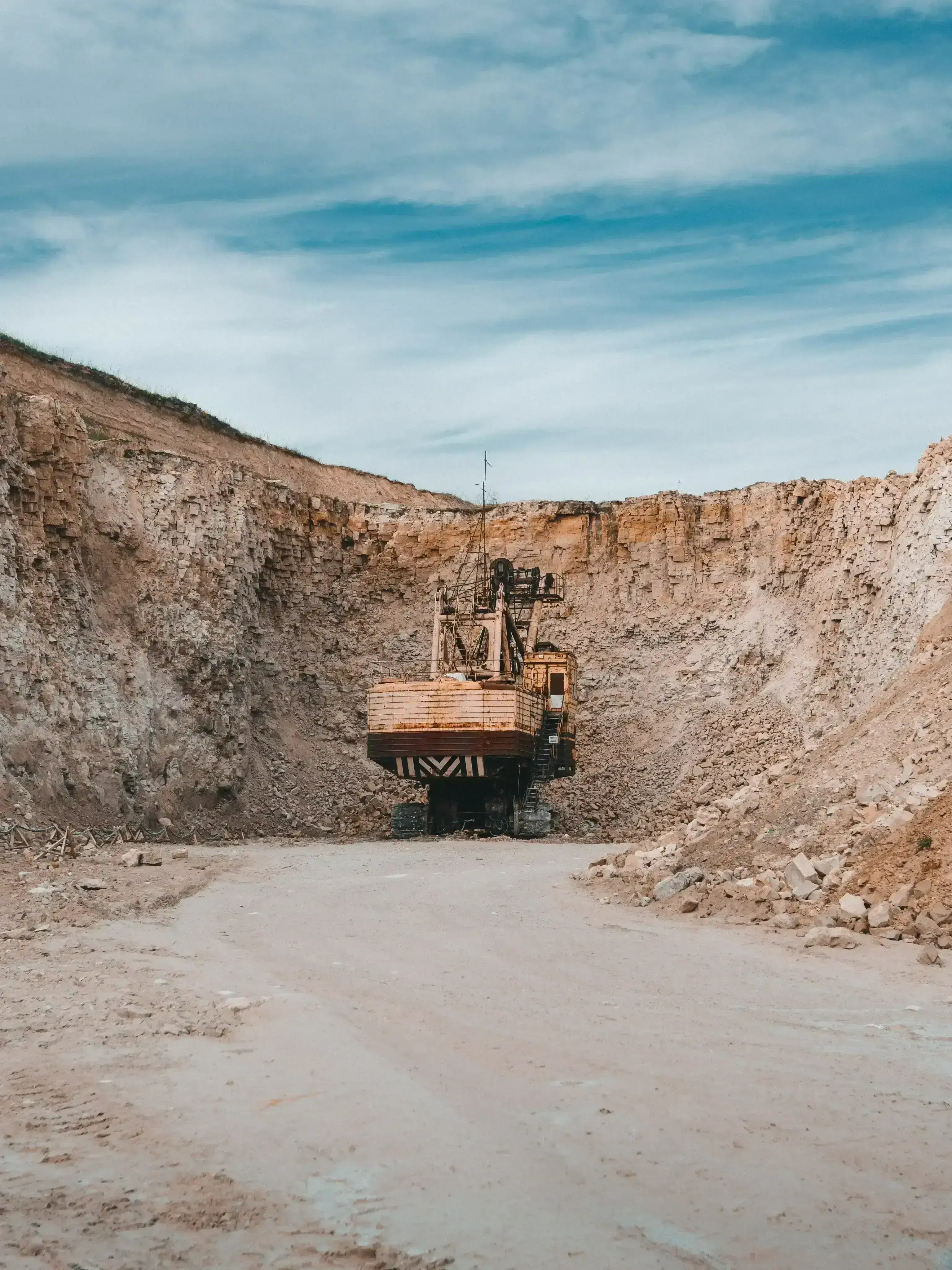 Gold mining area